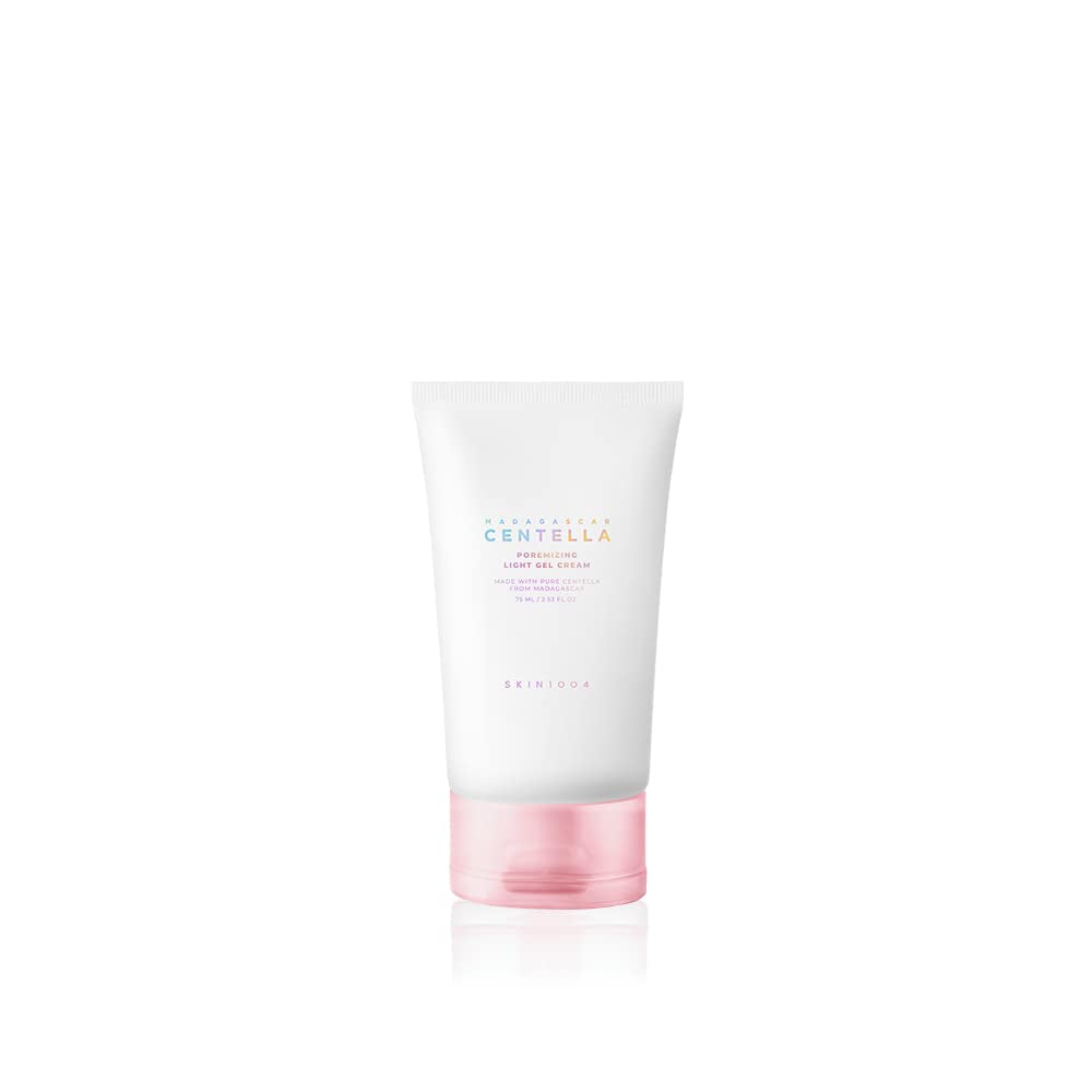 Madagascar Centella Poremizing Light Gel Cream 2.53 Fl.Oz (75Ml) | Tightens Pores | Soothes Irritated Skin