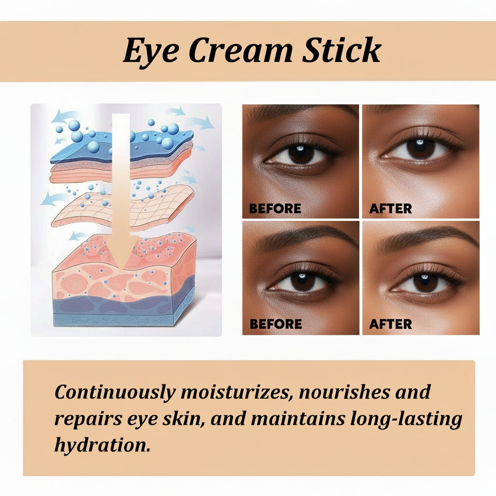 Snail Eye Cream Stick Collagen Fade Fine Lines Wrinkle Lightening Dark Circles Firming Eye Bags Puffiness Moisturizing Eye Cream