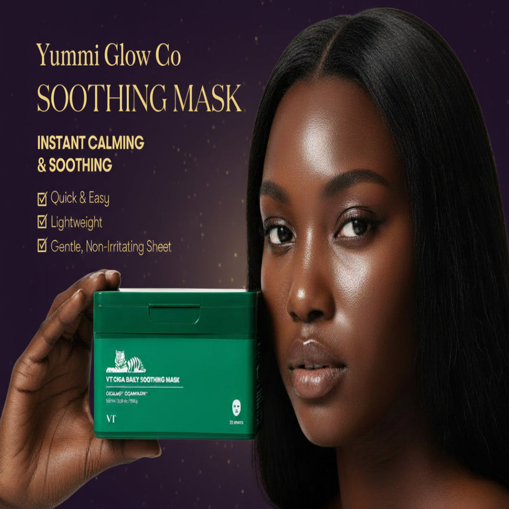CICA Daily Soothing Mask 30 Sheets, Centella Asiatica & Hyaluronic Acid for Moisturizing & Hydrating, Instant Calm & Glow, Skin Softening Facial Mask, Korean Face Mask