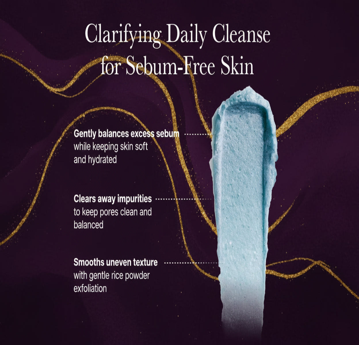 Arencia Fresh Blue Hyssop Rice Mochi Cleanser