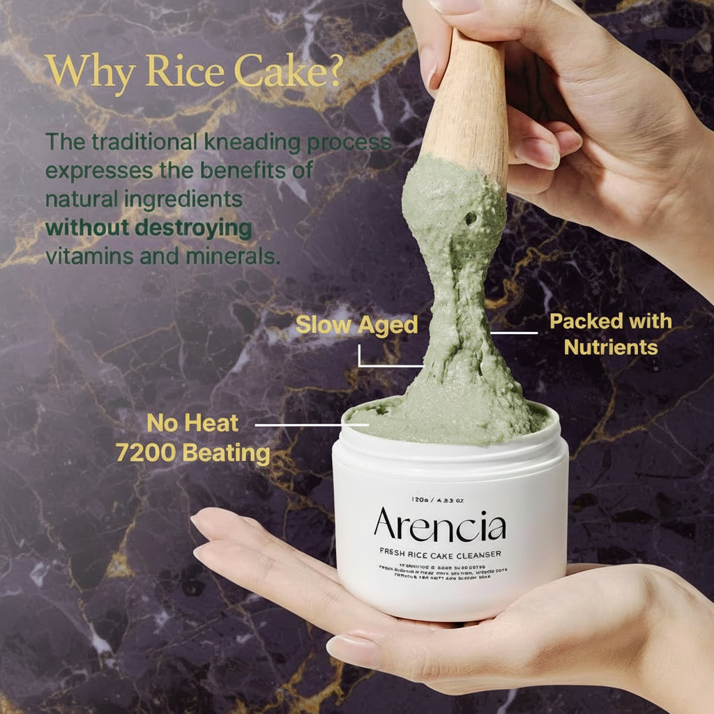 Arencia Fresh Green Rich Mochi Cleanser