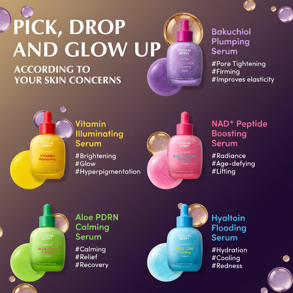 EQQUALBERRY Deep Cera Bakuchiol Plumping Serum