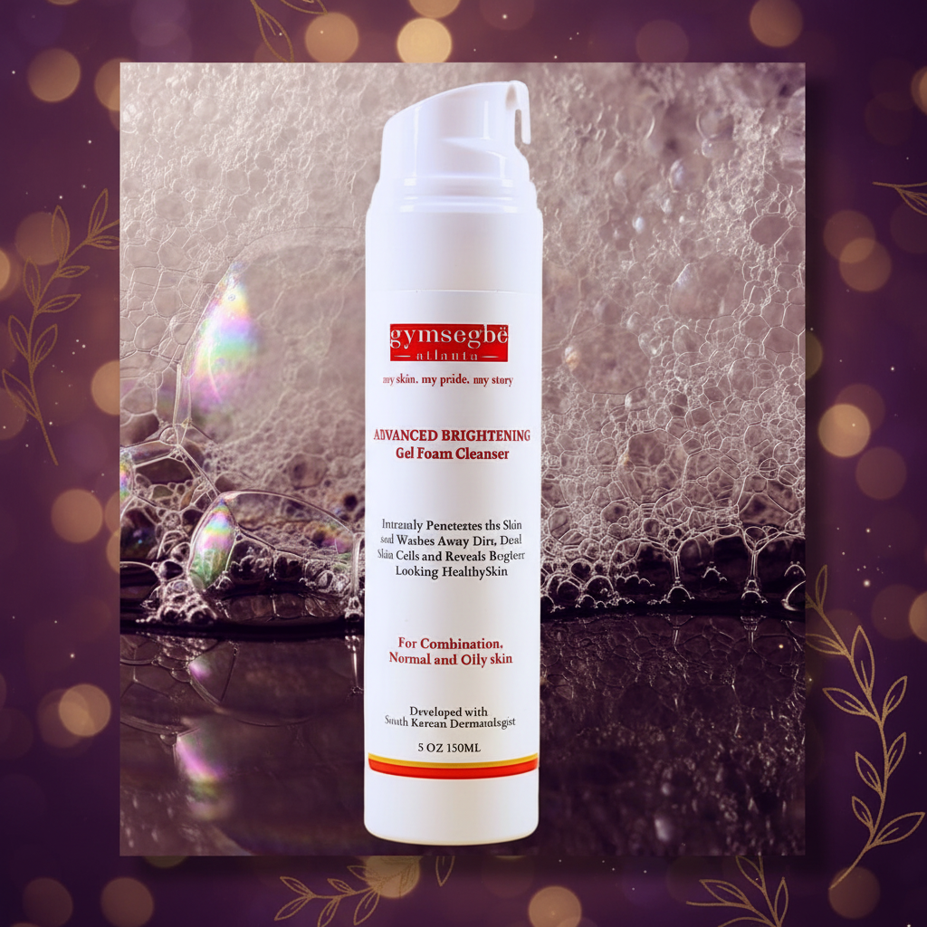 Advanced Brightening Gel Foam Cleanser - Yummi Glow Co. Branded