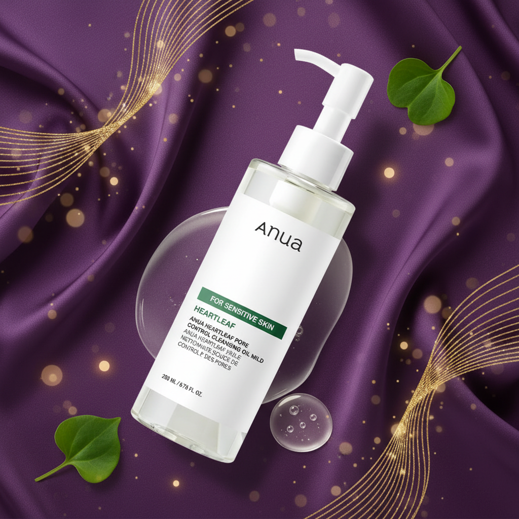 ANUA Heartleaf Pore Control Cleansing Oil (Mild) - Yummi Glow Co. Branded