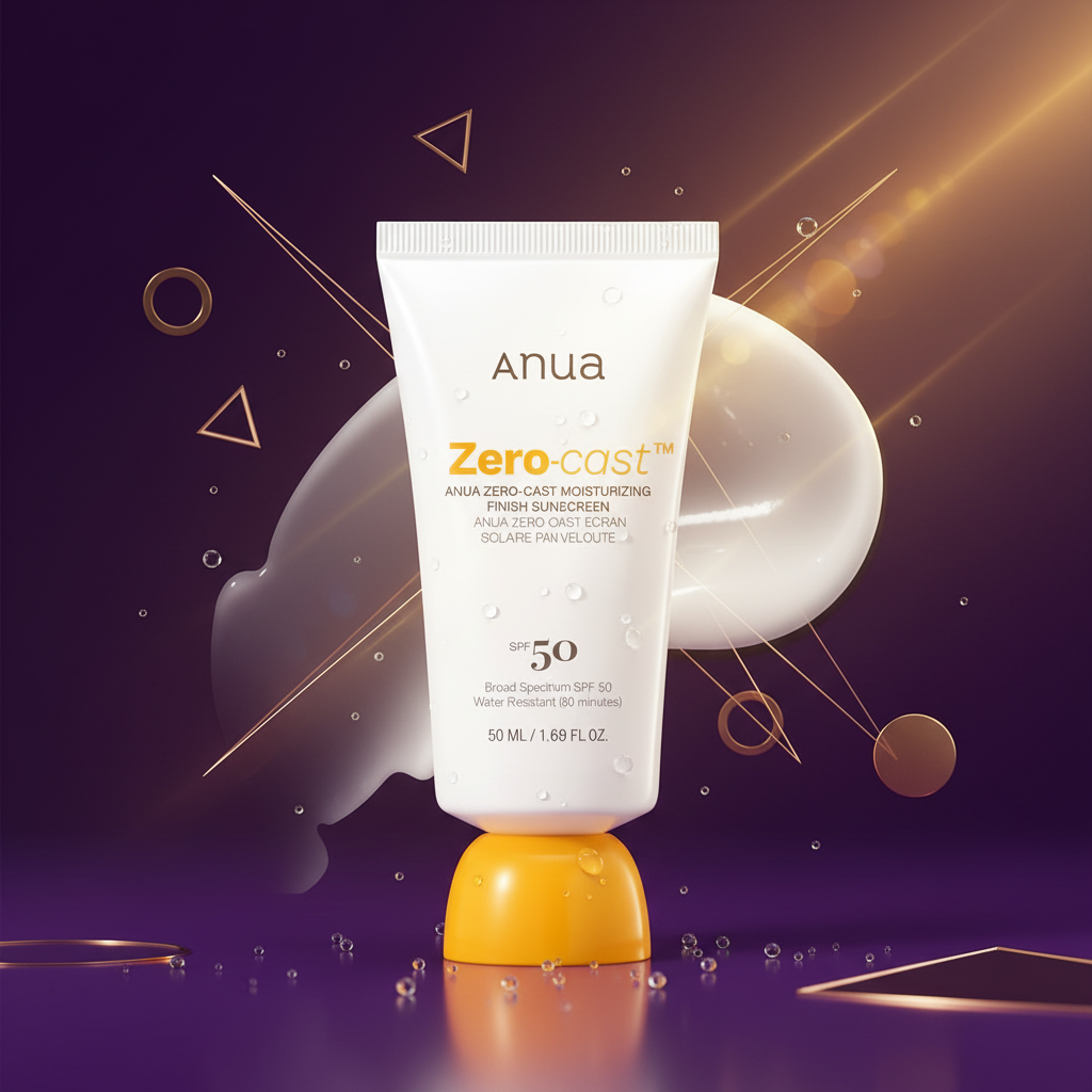 ANUA Zero-Cast Moisturizing Finish Sunscreen Branded Image