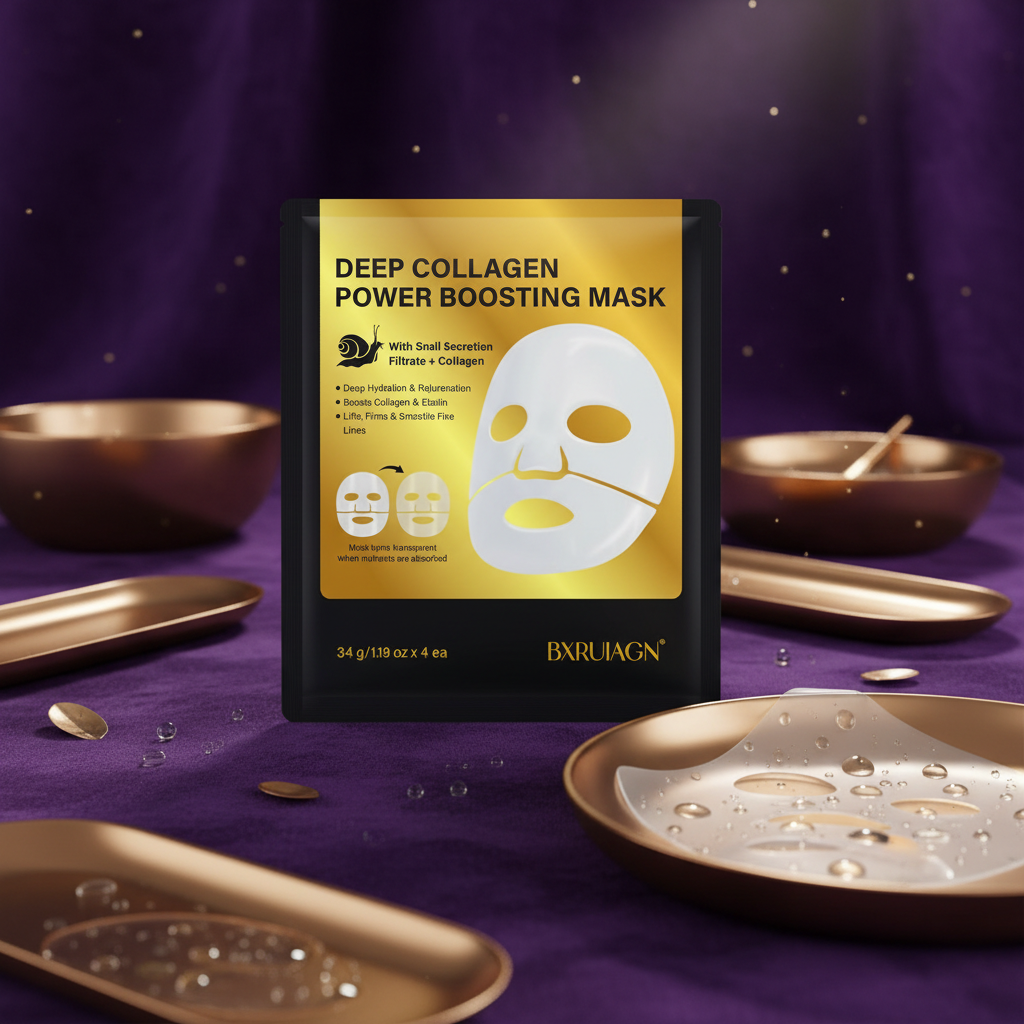 BXRUIAGN Snail Mucin 96 Hydrogel Face Mask Branded Image