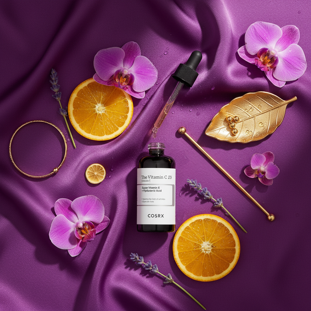Cosrx Vitamin C Serum Flat Lay