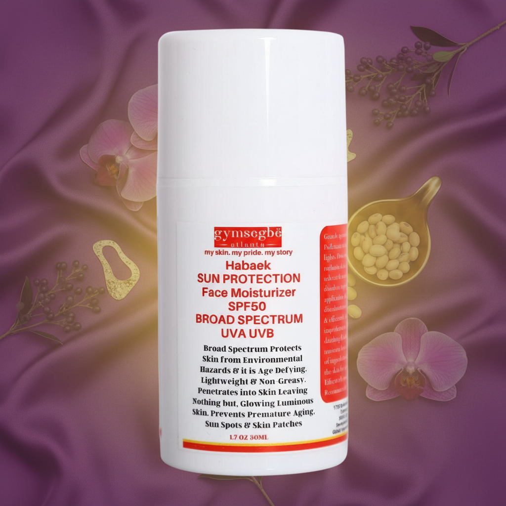 Habaek Sun Protection Face Moisturizer SPF50 - Yummi Glow Co. Branded