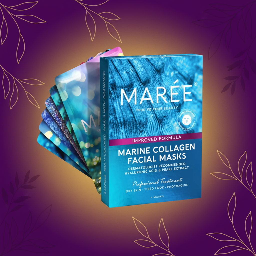 Hydrating Collagen Face Mask - Yummi Glow Co. Branded