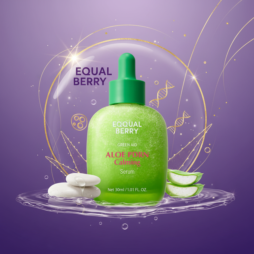 EQQUALBERRY Aloe PDRN Calming Serum - Soothing serum with PDRN and aloe vera