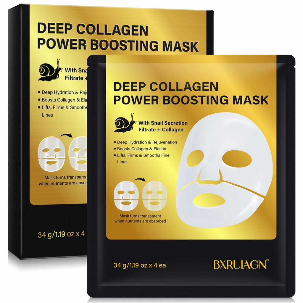 BXRUIAGN Snail Mucin 96 Hydrogel Face Mask