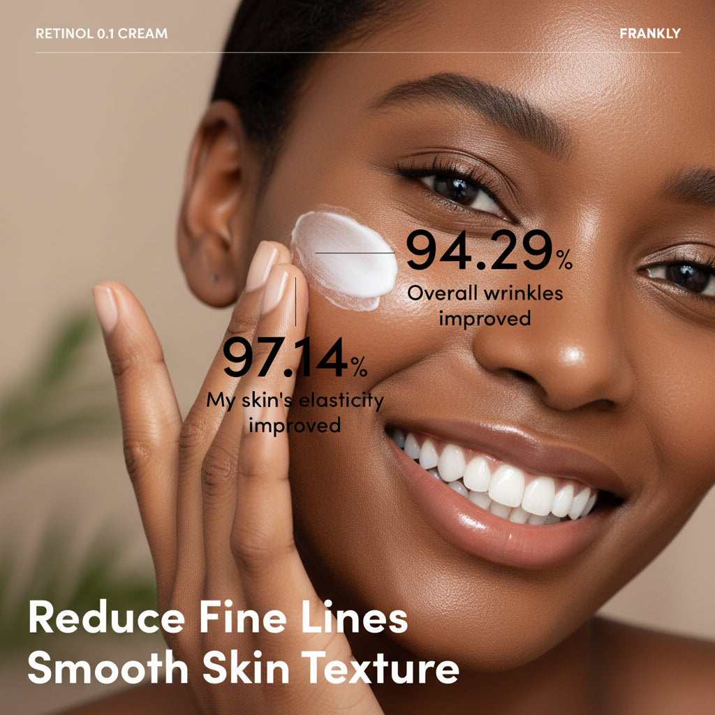 FRANKLY Retinol 0.1% Cream 1.01oz Night Anti-Aging Korean Skin Care