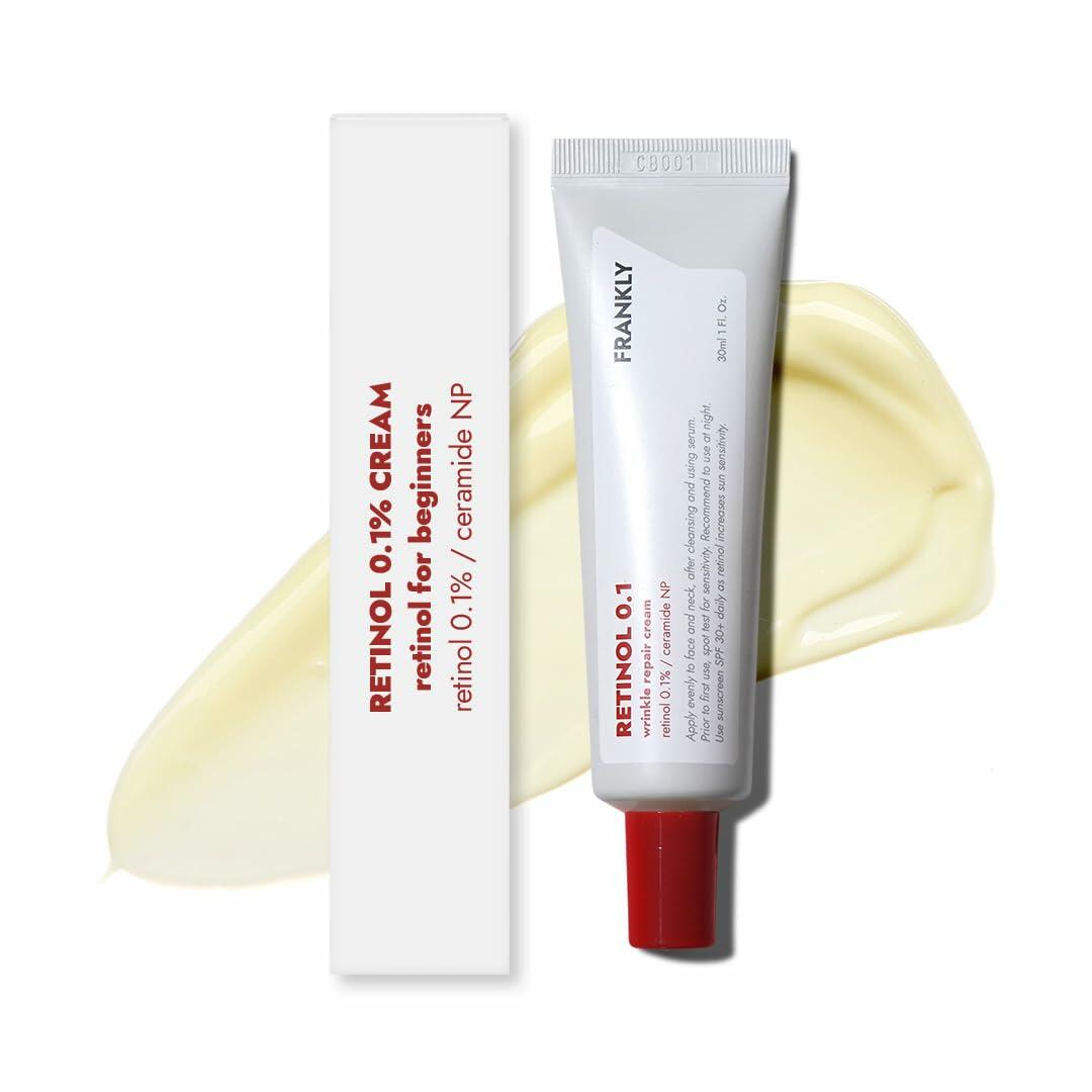 FRANKLY Retinol 0.1% Cream 1.01oz Night Anti-Aging Korean Skin Care