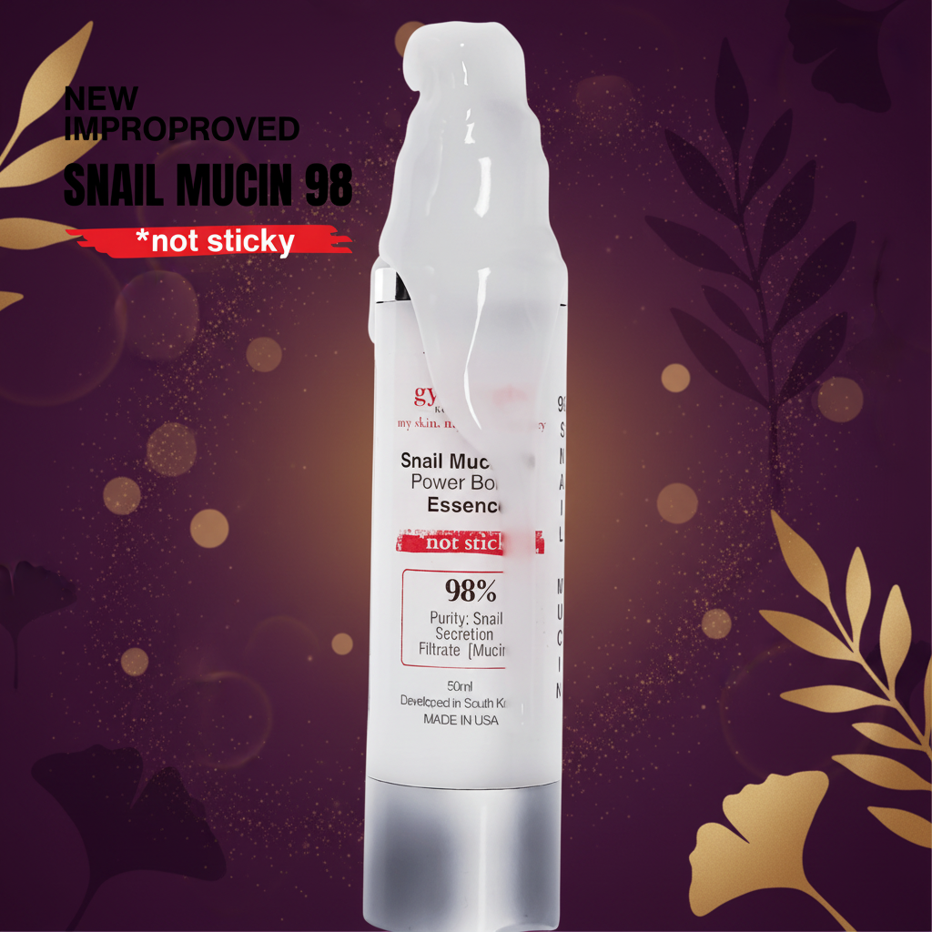 Snail Mucin 98 Power Bomb Essence - Yummi Glow Co. Branded