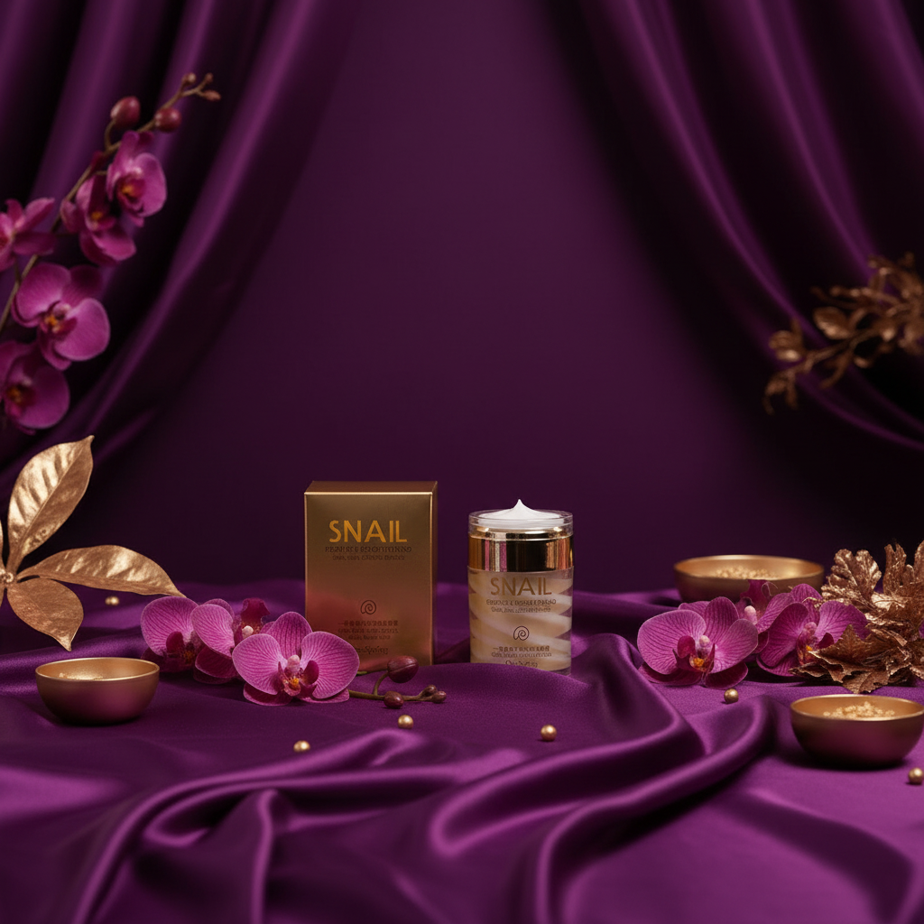 Snail Repair Cream - Purple & Gold