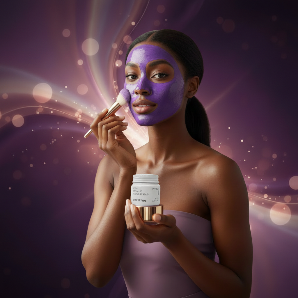 Super Volcanic Pore Clay Mask - Model with Supplier Product