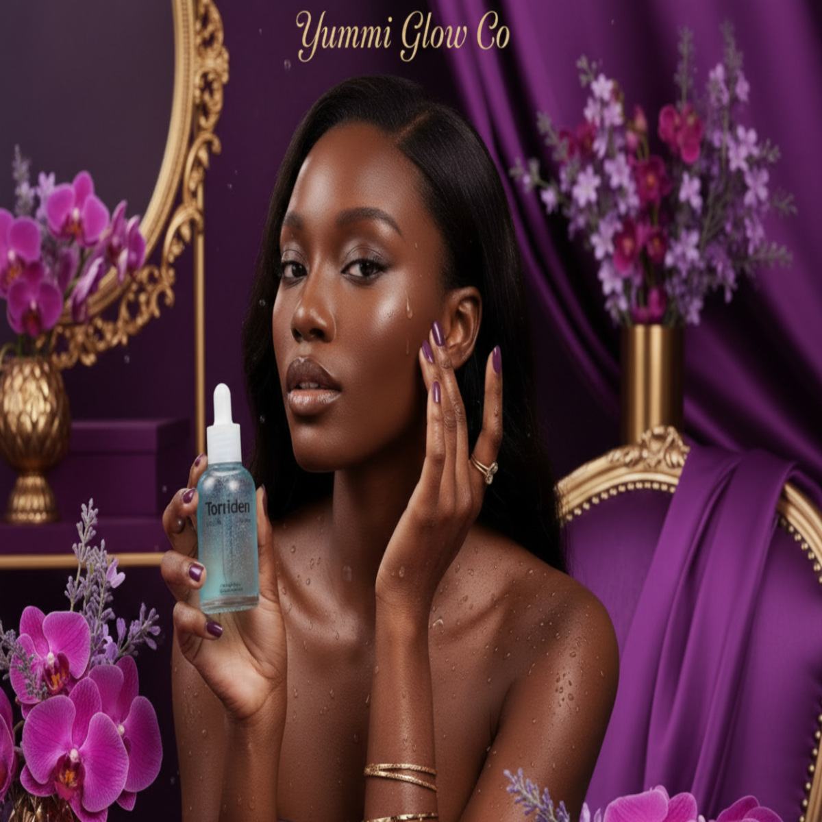 Torriden Hyaluronic Acid with Black Woman